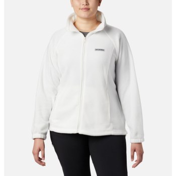 Columbia Benton Springs Full Zip Plus Size, Chamarras Creme Para Mujer | 317569-BEQ